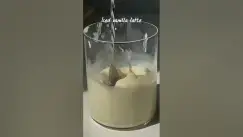 Video thumbnail for Iced Vanilla Latte 😋 #starbucks