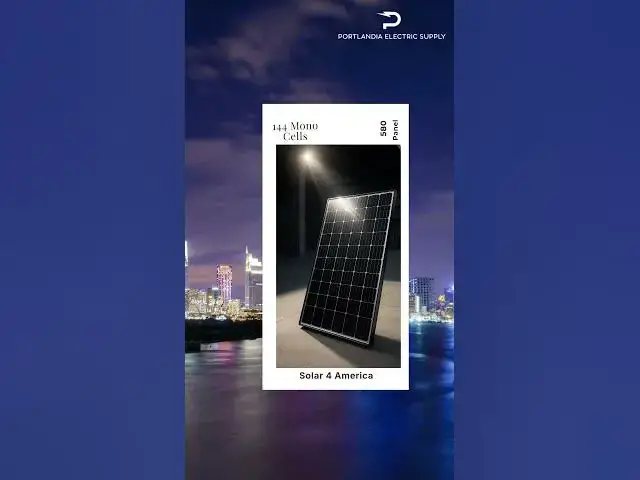 Video thumbnail for Solar 4 America 144 Mono Cells Black/Silver 580w Solar Panel – S4A580-144TH10STT