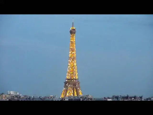 Video thumbnail for Eiffel Tower Paris: Sparkling show at night