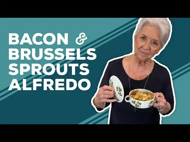 Video thumbnail for Love & Best Dishes: Bacon and Brussels Sprouts Alfredo Recipe | Brussel Sprout Pasta