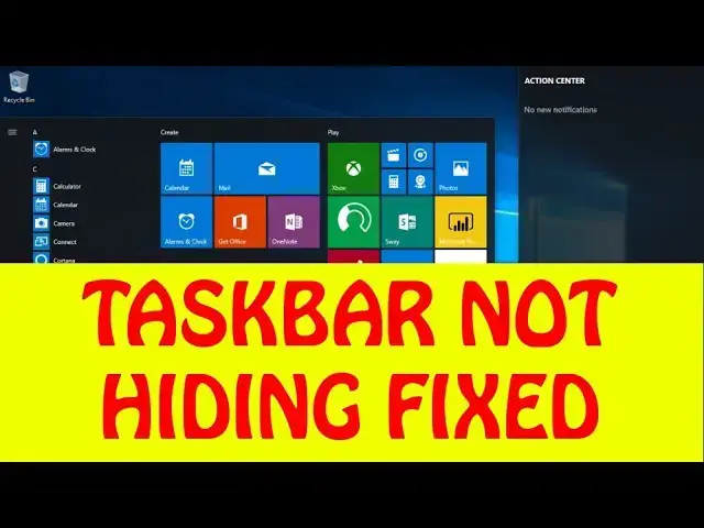 'Video thumbnail for Taskbar Not Hiding in Full Screen Mode Solved'