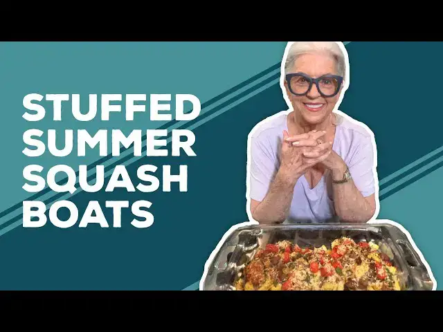 Video thumbnail for Love & Best Dishes: Stuffed Summer Squash Boats Recipe | Stuffed Squash Recipes Meat