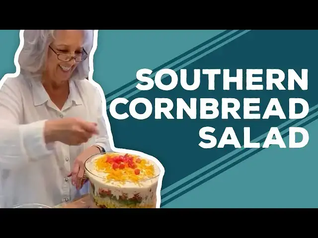 Video thumbnail for Quarantine Cooking - Southern Cornbread Salad