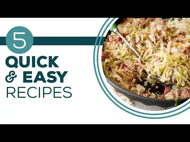 Video thumbnail for Full Episode Fridays: Busy Working Woman's Quick Meal -  5 Quick and Easy Recipes