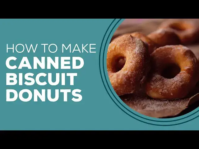 Video thumbnail for Blast from the Past: Canned Biscuit Donuts Recipe | How To Make Donuts at Home