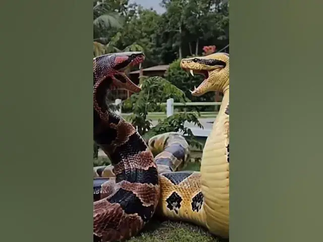 Video thumbnail for Gaint Snak Vs Gaint Snak #redcrabs #crabsfields #eatingbugs