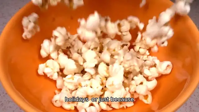 Video thumbnail for caramel popcorn recipe