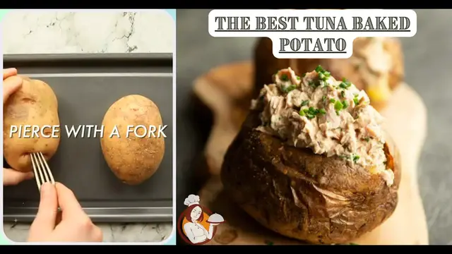 Video thumbnail for The Best Tuna Baked Potato