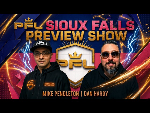 Video thumbnail for PFL Sioux Falls Preview Show: Logan Storley Returns Home and PFL Europe Influence On Stacked Card