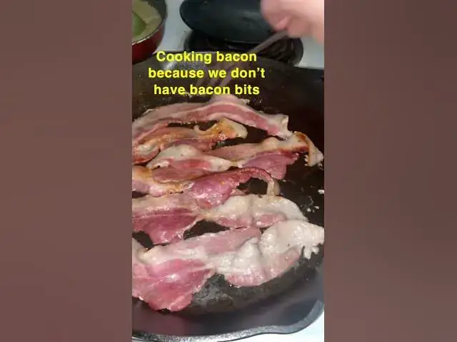 Video thumbnail for And they’re better fresh anyway #Fresh #Bacon #BaconBits #Group7
