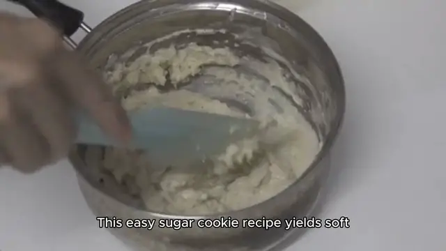 Video thumbnail for sugar cookie recipe easy