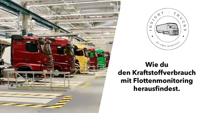 Video thumbnail for Wie du den Kraftstoffverbrauch mit Flottenmonitoring herausfindest.