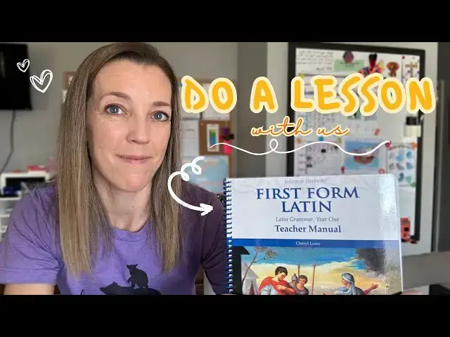 Video thumbnail for *REAL LIFE* DO A LESSON WITH US // Homeschool Latin Curriculum