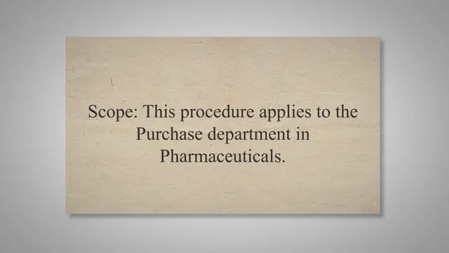 'Video thumbnail for SOP on Receipt Materials Bill Realization and Deviation'