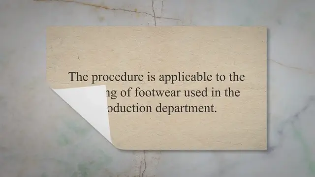 Video thumbnail for SOP for Footwear Cleaning in Pharmaceutical