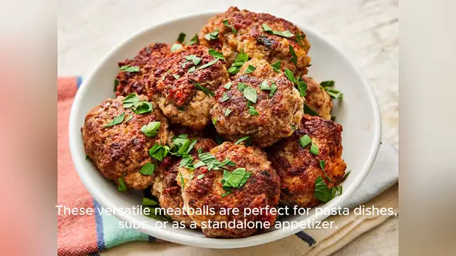 Video thumbnail for recipe for meatballs