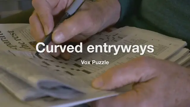 Video thumbnail for Curved entryways Crossword Clue