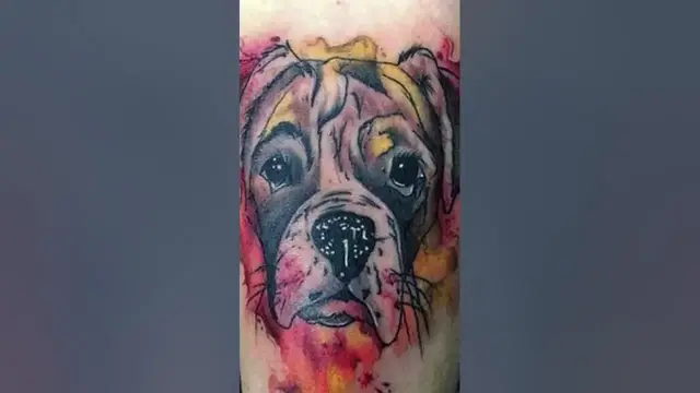 Video thumbnail for Boxer tattoo ideas #boxerdog #tattoo #design