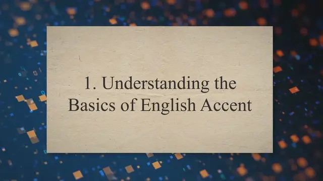 Video thumbnail for Mastering the Art of English Accent: A Comprehensive Guide to Improving Your Pronunciation and Reducing Your Accent