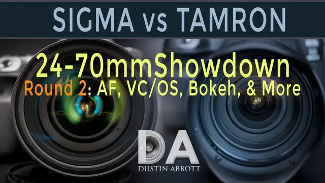 'Video thumbnail for Tamron G2 vs Sigma ART: 24-70mm Shootout #2: AF, VC, Bokeh+ | 4K'