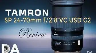 'Video thumbnail for Tamron SP 24-70mm f/2.8 VC G2 | Final Review | 4K'