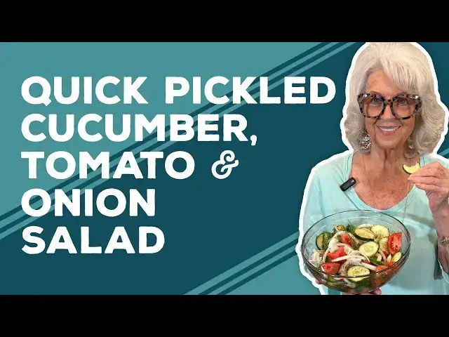 Video thumbnail for Love & Best Dishes: Quick Pickled Cucumber, Tomato and Onion Salad Recipe