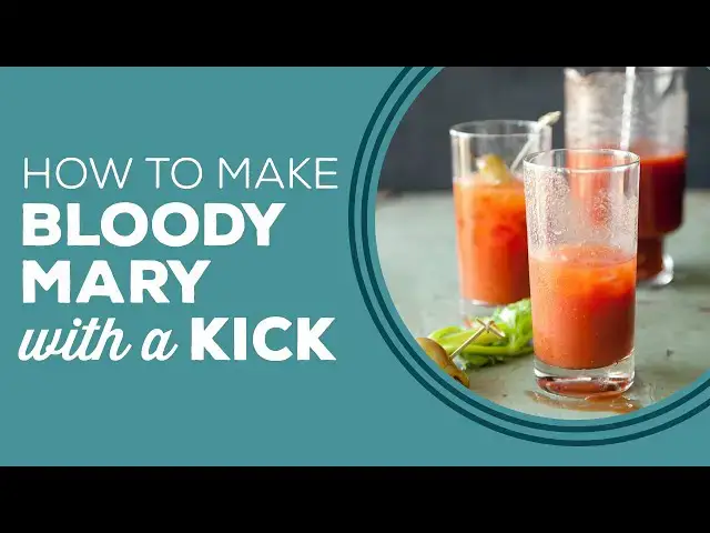 Video thumbnail for Blast from the Past: Bloody Mary with a Kick Recipe | How to Make a Spicy Bloody Mary Cocktail