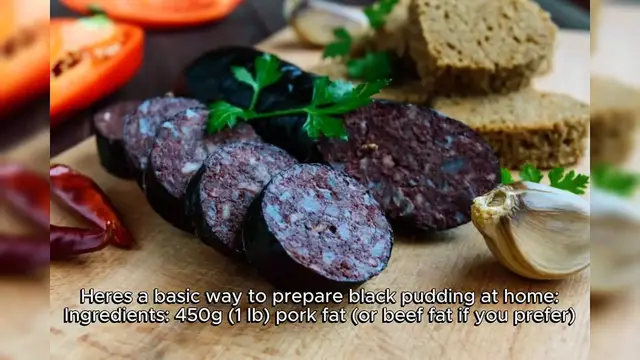 Video thumbnail for Black Pudding Recipe