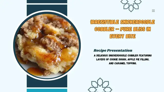 Video thumbnail for Irresistible Snickerdoodle Cobbler – Pure Bliss in Every Bite
