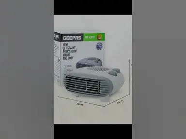 'Video thumbnail for Geepas GFH9522 Fan Heater #shorts #ytshorts #roomheater #fanheater @JahangirAlamvlog'