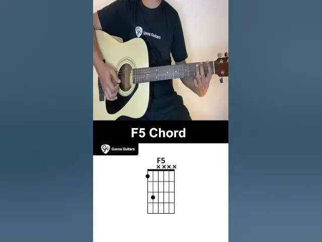 Video thumbnail for How To Play The F5 Chord On Guitar - Guvna Guitars