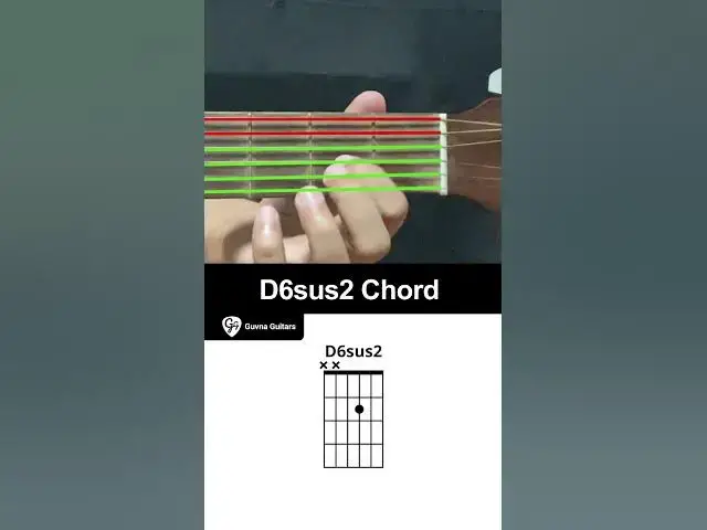 Video thumbnail for How To Play The D6sus2 Chord On Guitar - Guvna Guitars