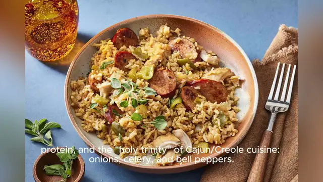 Video thumbnail for jambalaya recipe