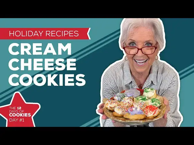 Video thumbnail for Holiday Cooking & Baking Recipes: Cream Cheese Cookies Recipe - 1st Day of Christmas Cookies