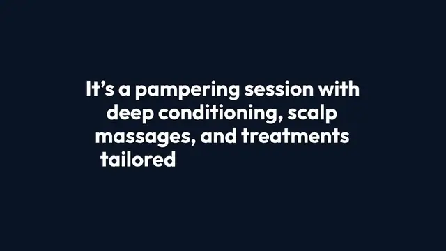 Video thumbnail for The Ultimate Hair Spa Experience: Treat Your Tresses Right