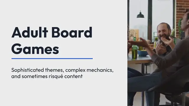 Video thumbnail for Adult Board Games