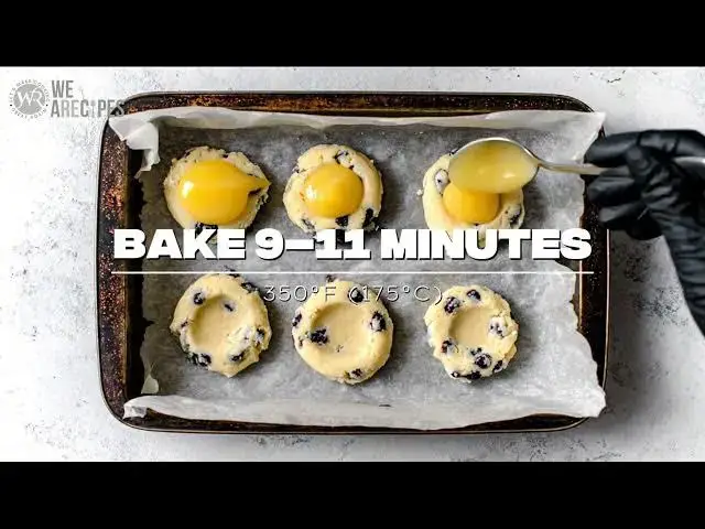 Video thumbnail for Soft Blueberry Lemon Curd Cookies | Easy Almond Flour Cookies with Gooey Citrus Center