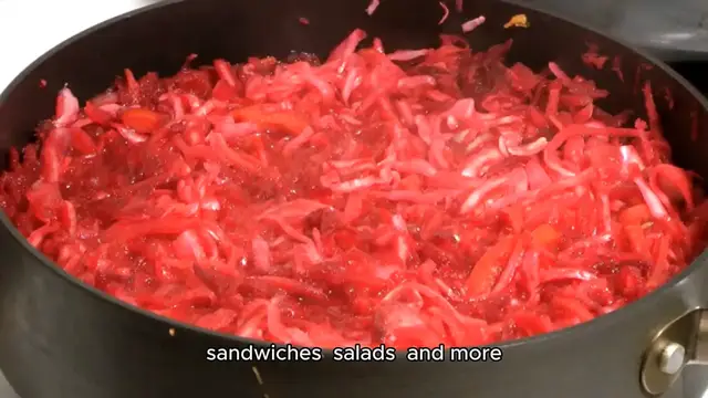Video thumbnail for pickled red onions recipe
