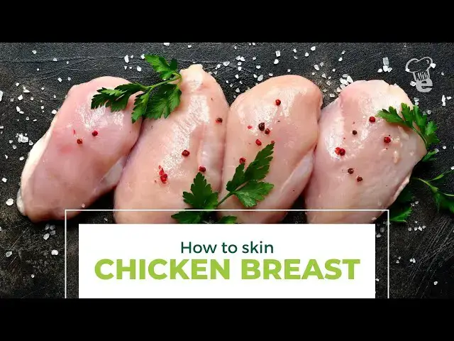 'Video thumbnail for How to Skin Chicken Breast | How-To Video | healthEcooks.com'