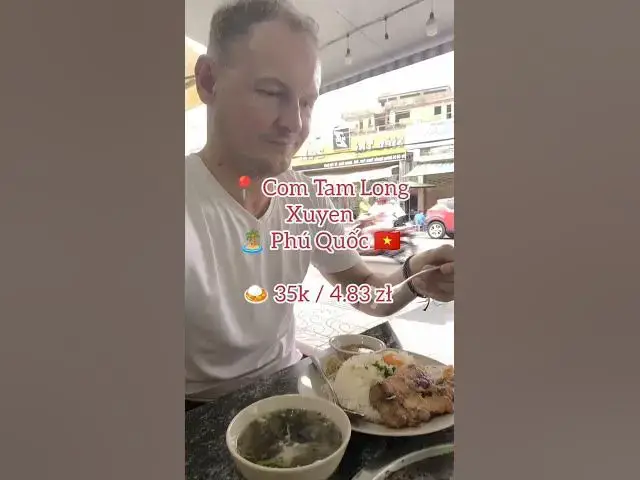 'Video thumbnail for 👉 Pełny wietnamski posiłek na Phú Quốc za 4,83 zł?! 🌴'