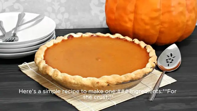 Video thumbnail for pumpkin pie recipe