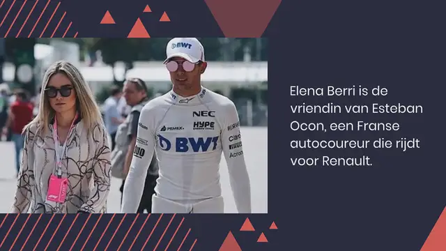 Video thumbnail for Elena Berri vriendin van Esteban Ocon: