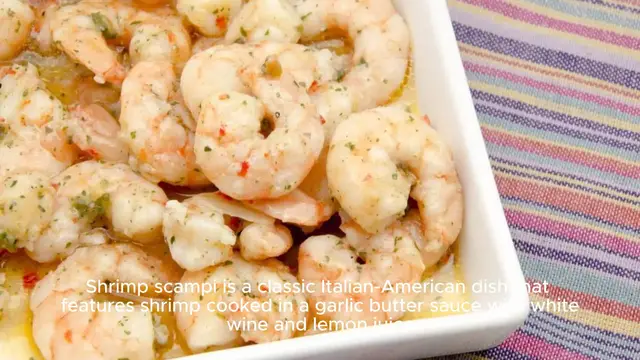 Video thumbnail for shrimp scampi recipe