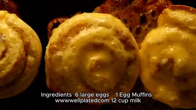 Video thumbnail for egg muffins recipe