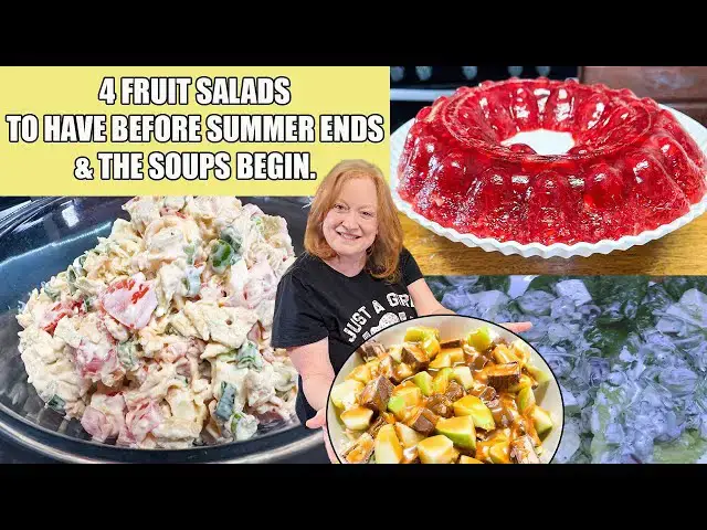 'Video thumbnail for 4 FRUIT SALADS TO HAVE BEFORE SUMMER ENDS AND THE FALL SOUPS BEGIN'