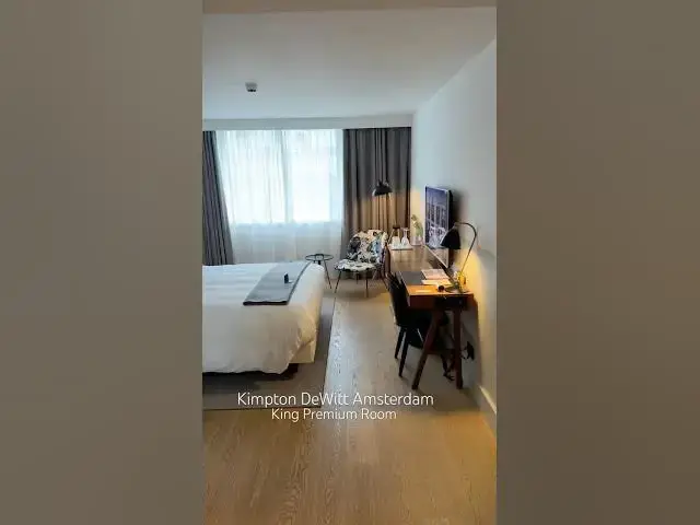 Video thumbnail for Kimpton DeWitt Amsterdam Hotel: King Premium Room #shorts
