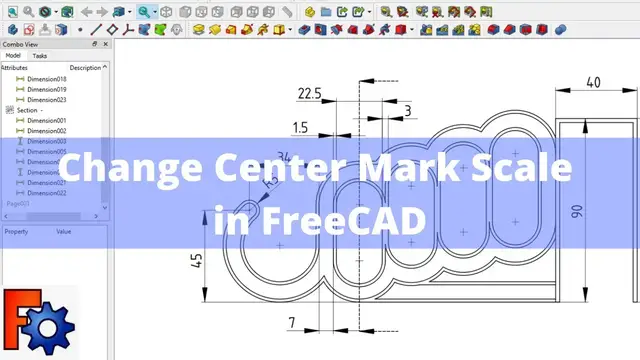 'Video thumbnail for Change Center Mark Scale in FreeCAD | FreeCAD Tutorial | FreeCAD Beginner Tutorial | Mechnexus |'