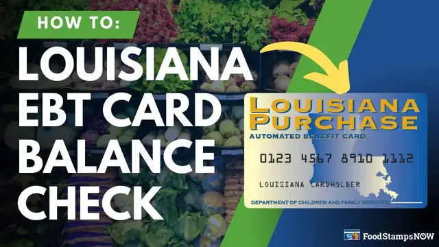 Video thumbnail for Louisiana EBT Balance Check Instructions