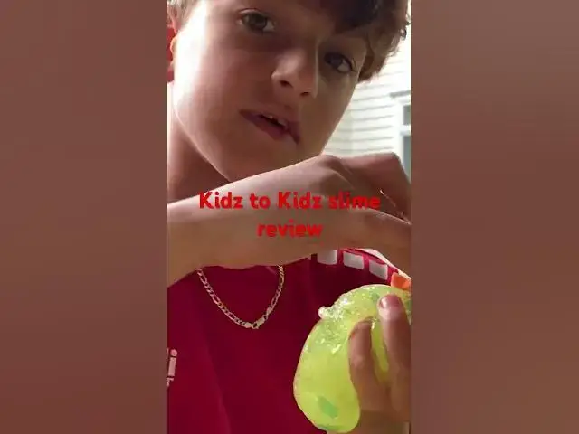 Video thumbnail for Kidz to Kidz slime review😎😁