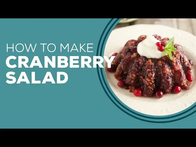 Video thumbnail for Blast From The Past: Cranberry Salad Recipe